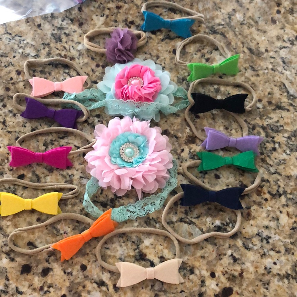 Lot of baby head bands